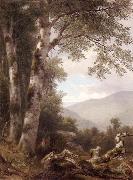 Asher Brown Durand Landscape with Birches